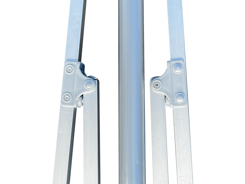 Ô dù bãi biển trang trí 2 gân 2,8 * 2,4M