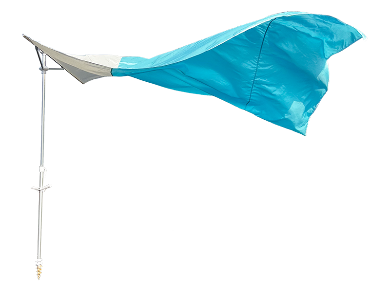 Ô dù bãi biển trang trí 2 gân 2,8 * 2,4M