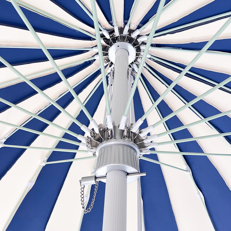 Ô chùa chắp vá màu xanh và trắng 2,5M