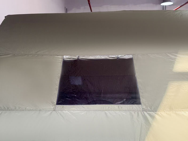 Lều cắm trại bơm hơi màu xanh quân đội cỡ nhỏ